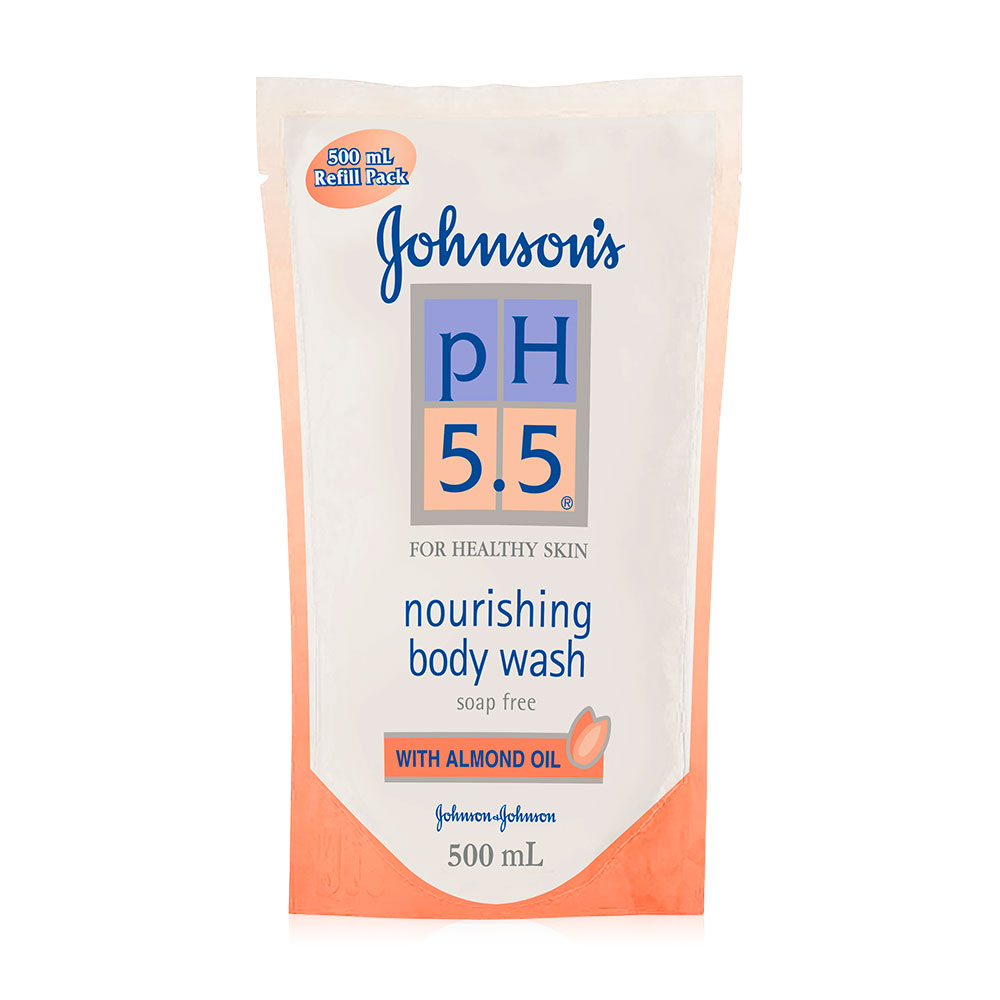 Johnson’s pH 5.5 Nourishing Body Wash With Almond Oil Refill 500ml