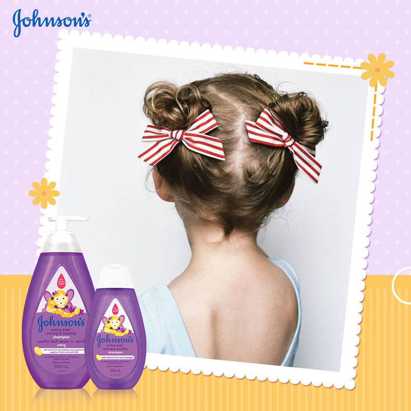 Johnsons Active Kids Strong & Healthy Shampoo 200ml
