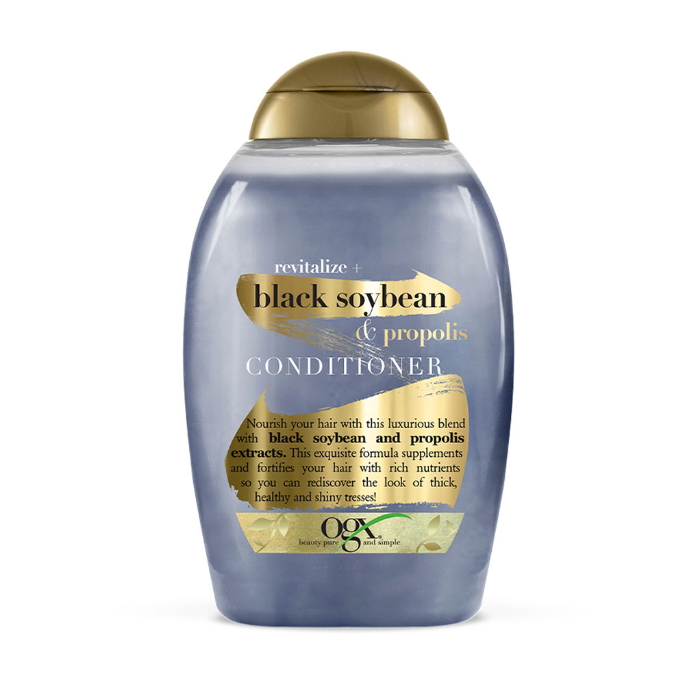 OGX Revitalize + Black Soybean & Propolis Conditioner 385ml ( สินค้าหมดอายุ : 2025.10.06 ) 