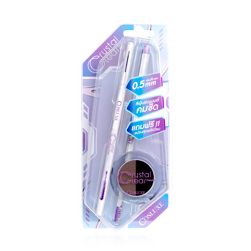 Cosluxe Crystal Clear Eyebrow Kit 3.5g+0.01g