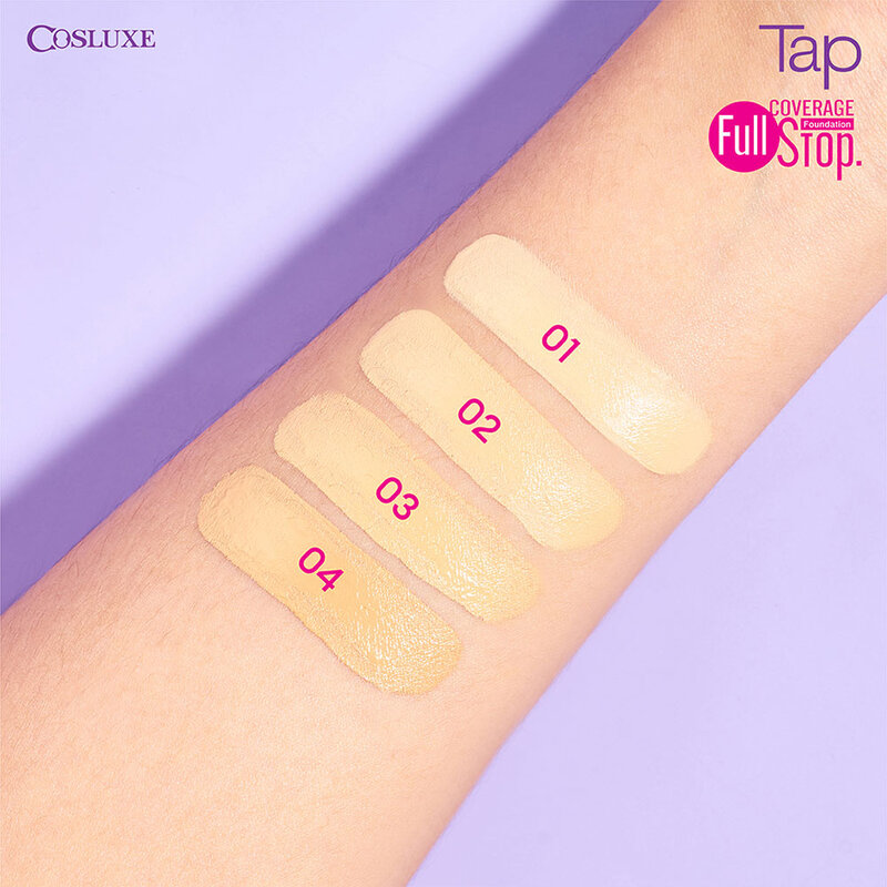 Cosluxe Tap Full Coverage Fullstop Foundation 15ml #03