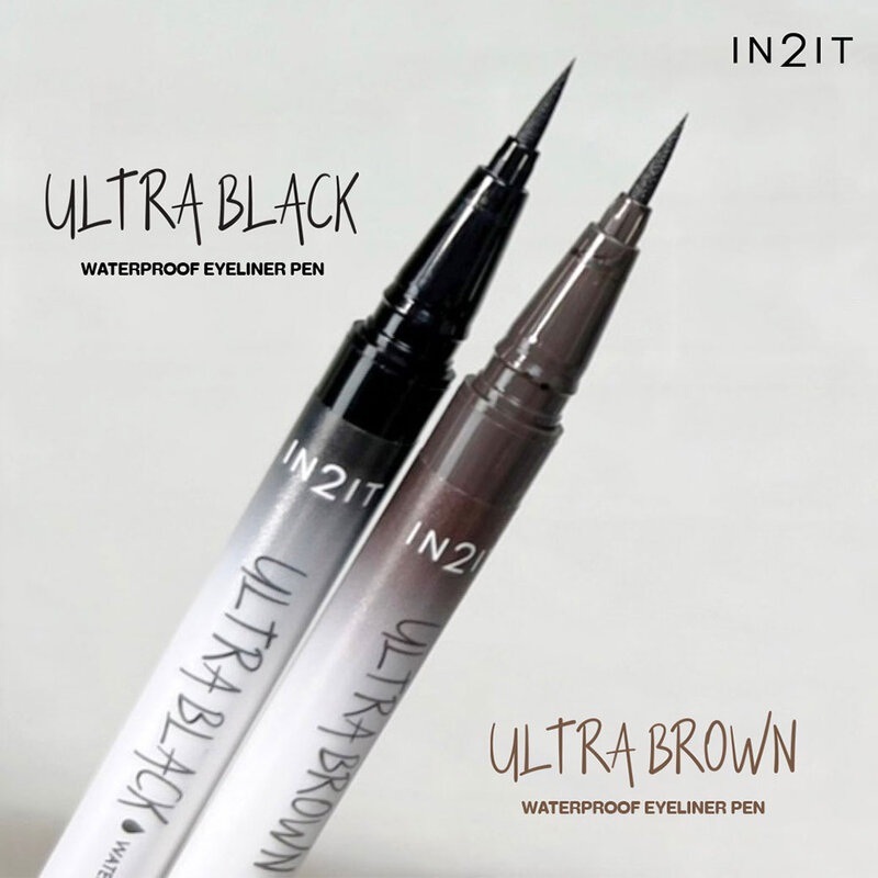 In2it Ultrabrow Waterproof Eyeliner Pen 0.7g #EUB02 Deep Brown