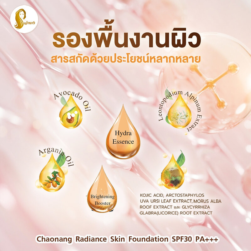 Chaonang Radiance Skin Foundation SPF30PA+++ [5g x 6pcs] #02 Honey Beige