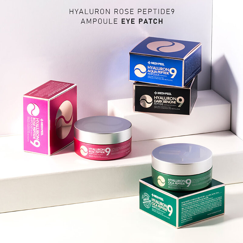MEDI-PEEL Hyaluron Peptide 9 Ampoule Eye Patch 1.6g #Rose ( สินค้าหมดอายุ : 2025.11.25 ) 