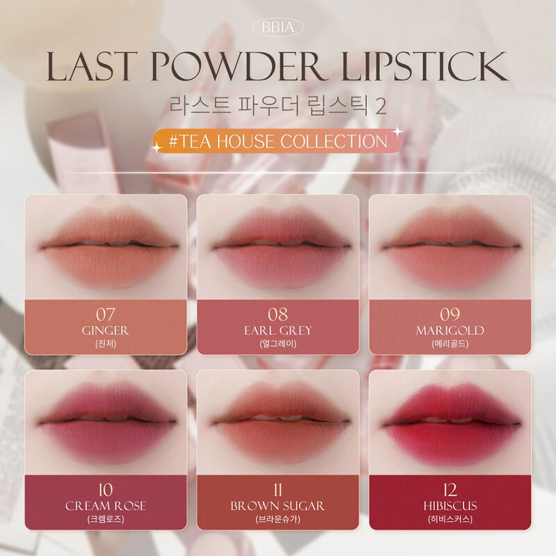Bbia Last Powder Lipstick 3.5g #10 Cream Rose