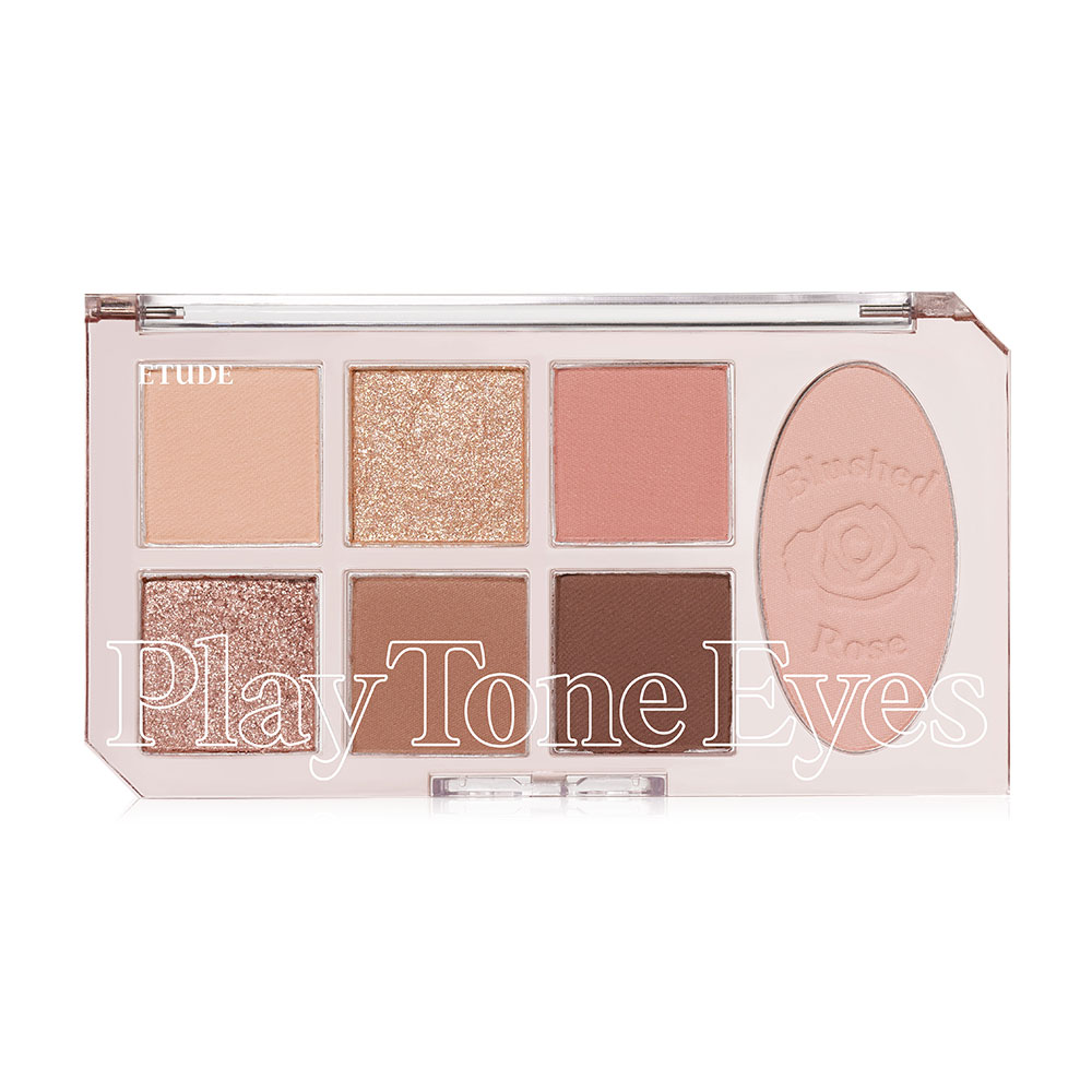 Etude Play Tone Eye Palette 6.4g #Blushed Rose ( สินค้าหมดอายุ : 2025.10.17 ) 