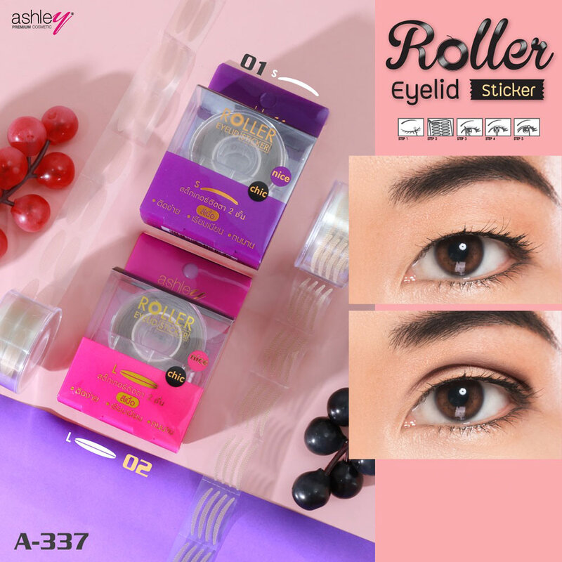 Ashley Roller Eyelid Sticker Size L 1pc #No.02