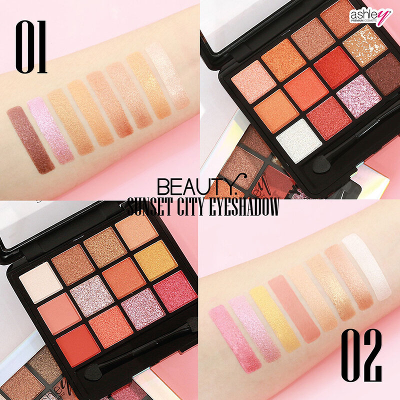 Ashley Beauty Sunset City Eyeshadow 18g #02