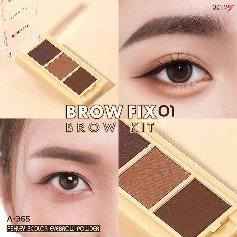 Ashley 3 Color Eyebrow Powder 3.75g #01