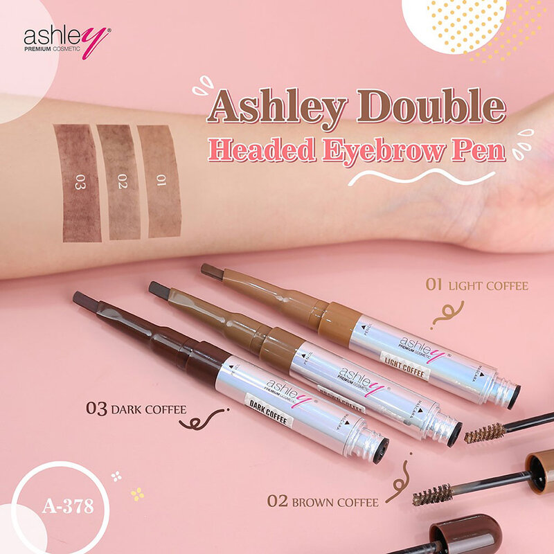 Ashley Double Headed Eyebrow Pen 3.8g #02