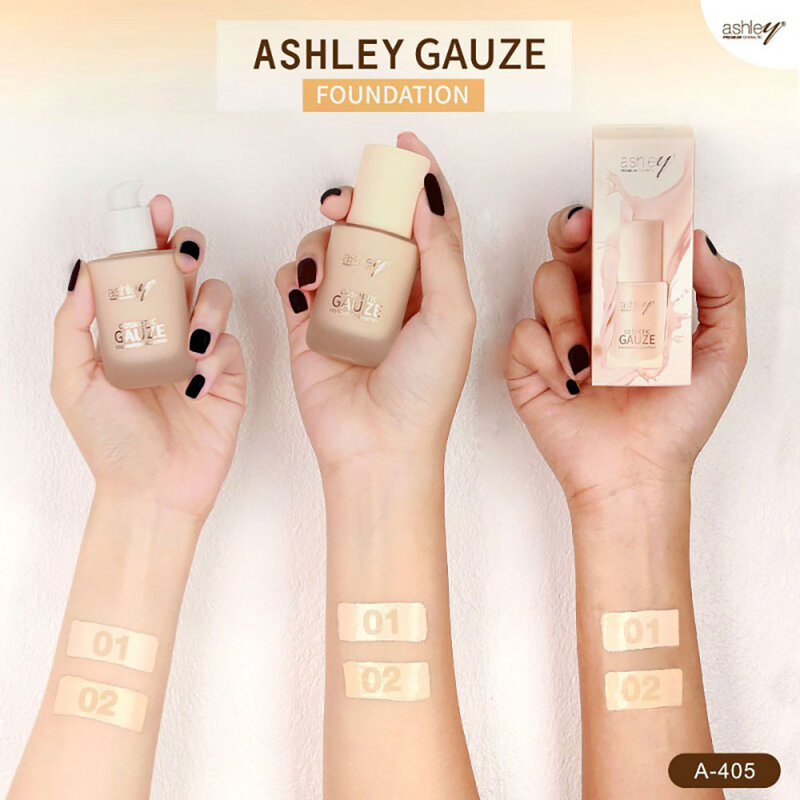 Ashley Gauze Foundation 30ml #01 Ivory