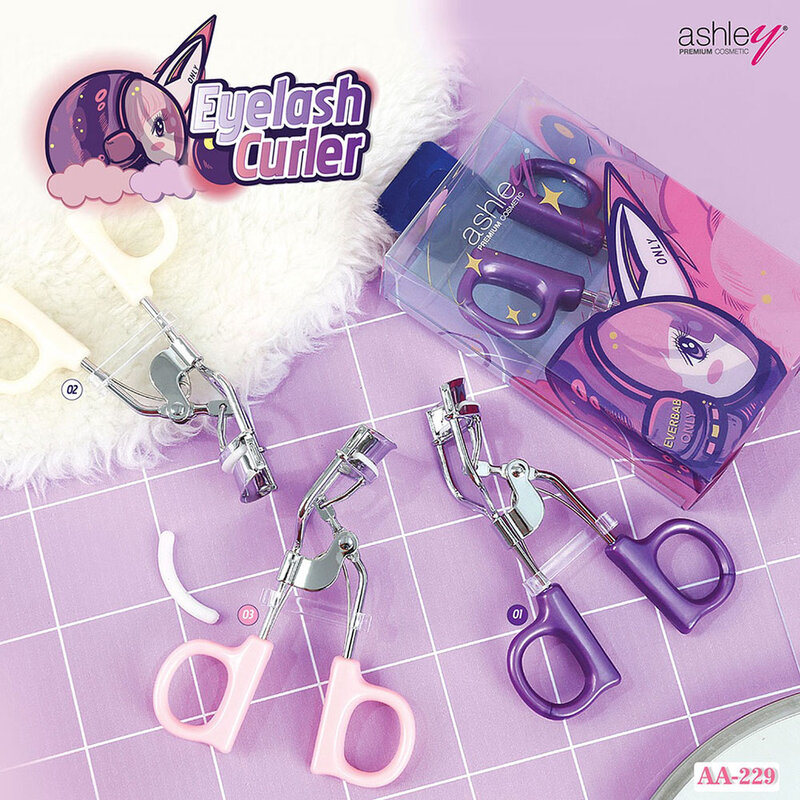 Ashley Eyelash Curler 1pc #02 White