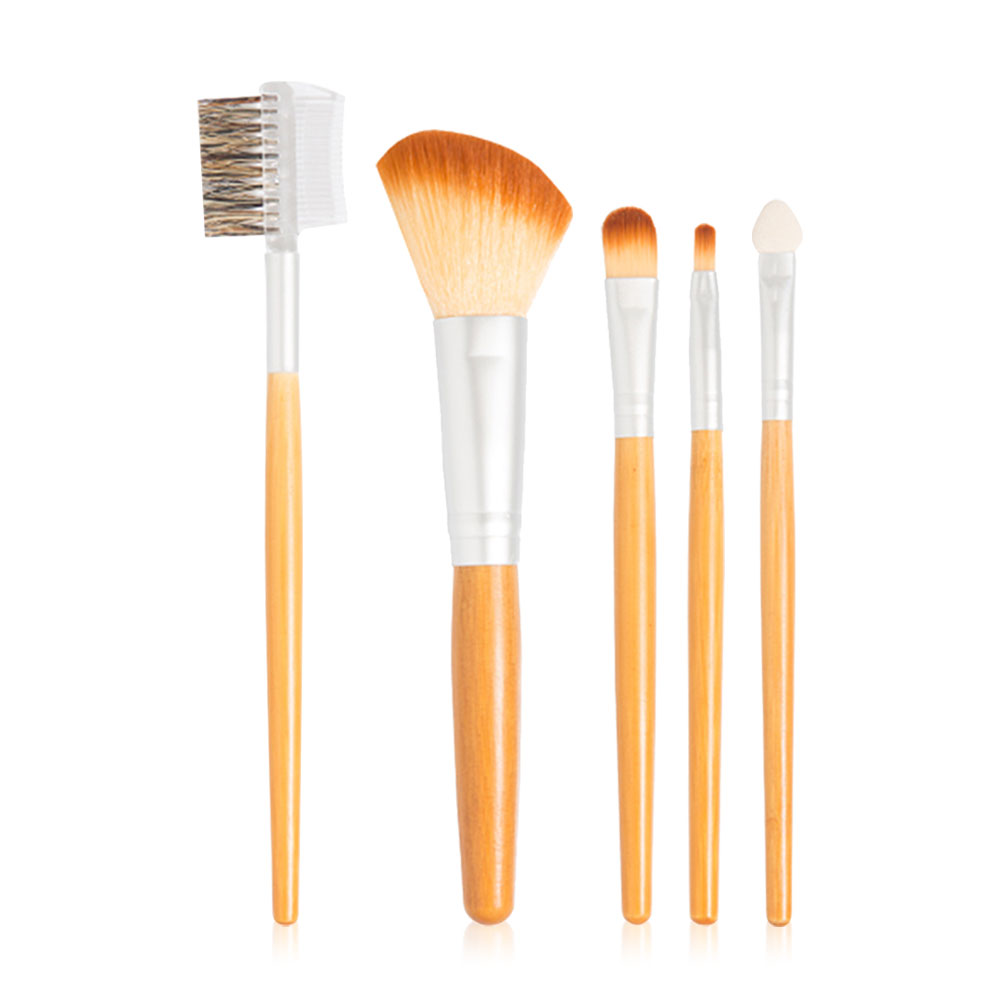 Ashley Set Brush Bamboo 5pcs #No.02 Silver