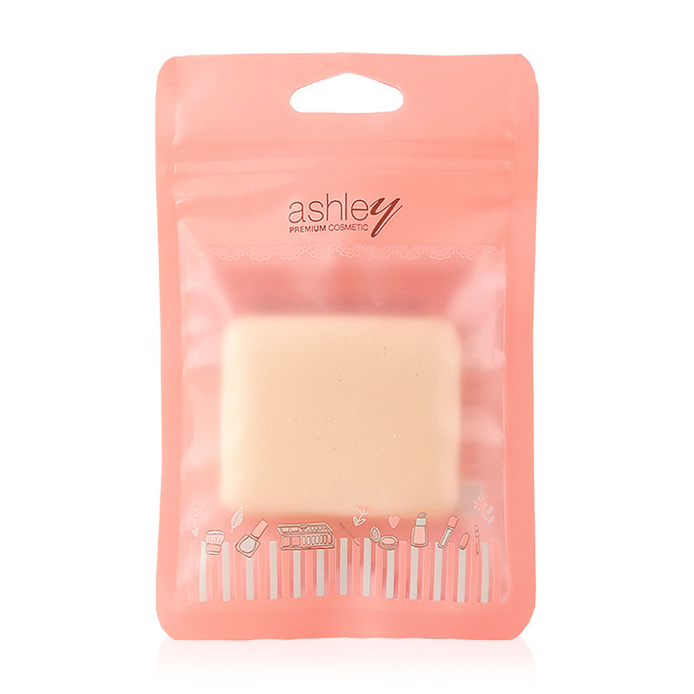 Ashley Premium Cushion Puff 1pc #02 Square