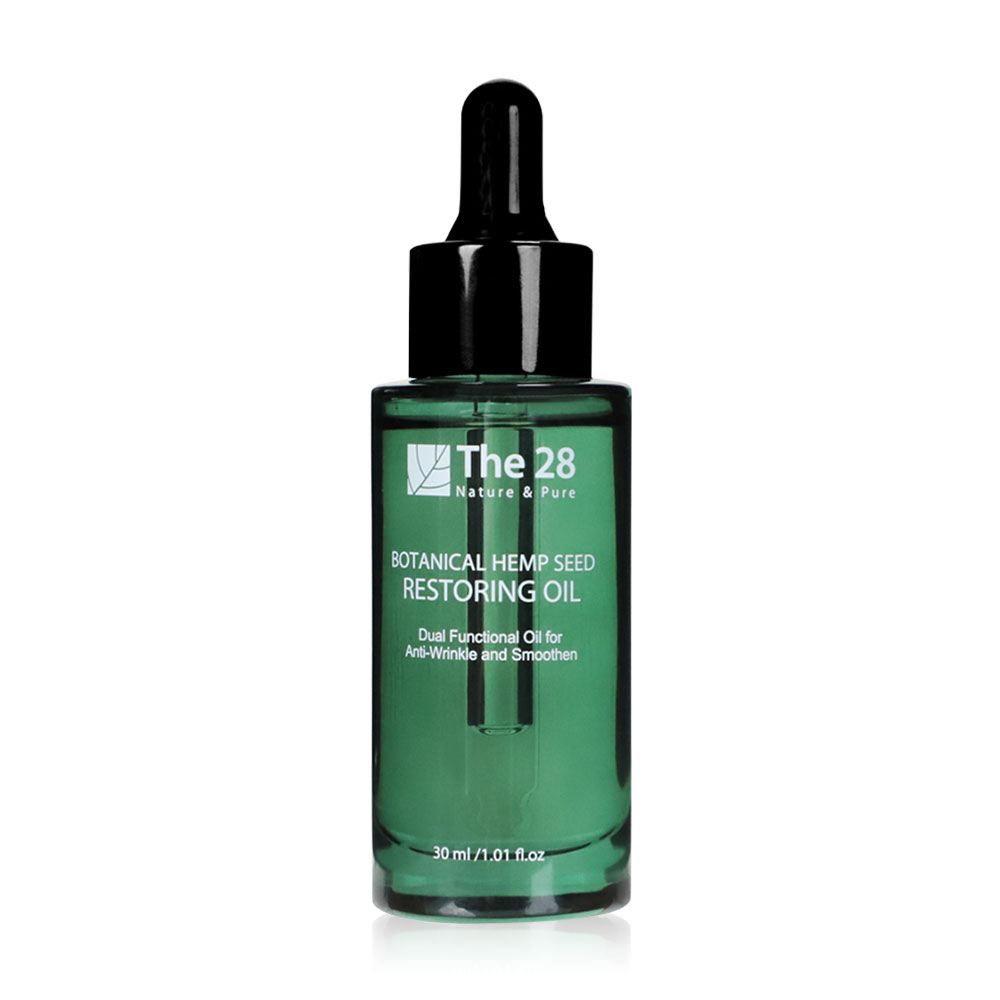 THE28 Botanical Hemp Seed Restoring Oil 30ml ( สินค้าหมดอายุ : 2026.02.21 ) 
