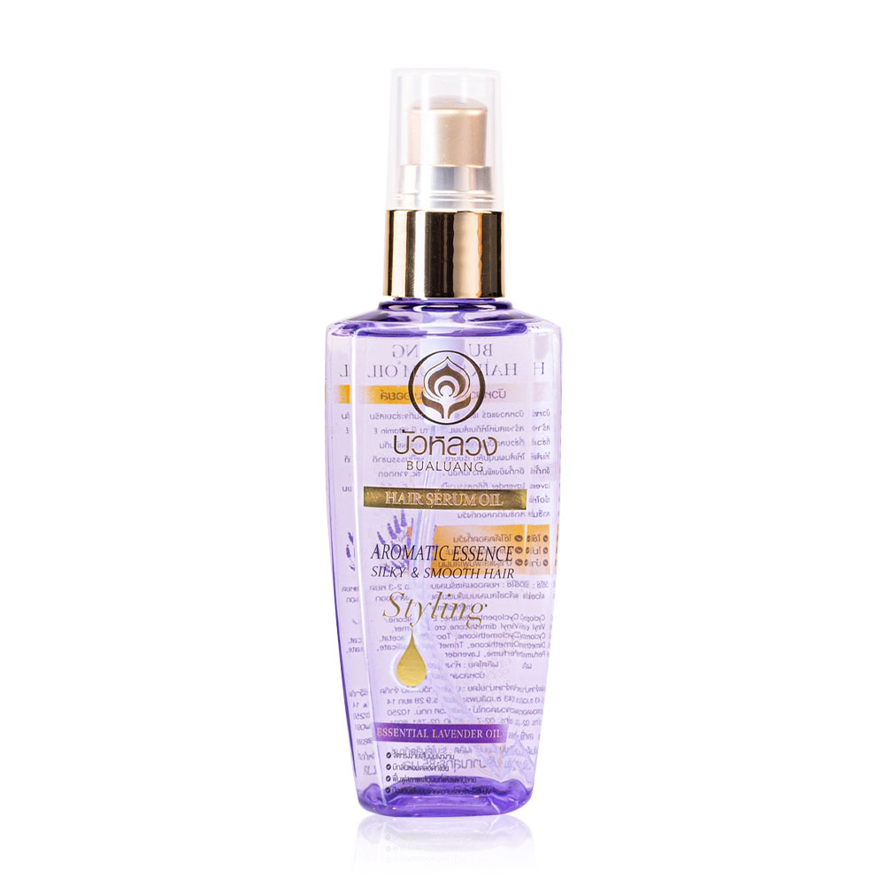 Bualuang Hair Serum Oil Aromatic Essence Silky & Smooth Hair 85ml