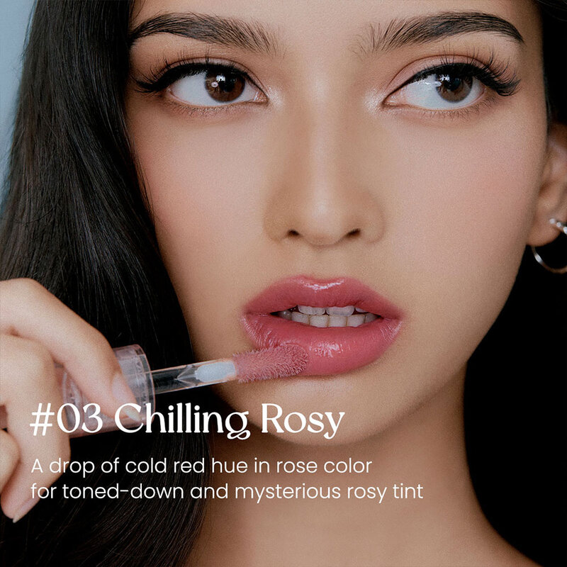 Peripera Ink Glasting Lip Gloss 4.5g #003 Chilling Rosy ( สินค้าหมดอายุ : 2026.03.11 ) 