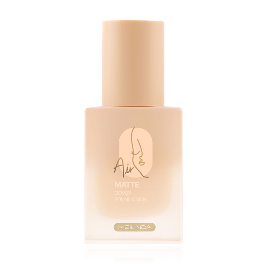 Mei Linda Air Matte Cover Foundation 25ml #02 Ivory ( สินค้าหมดอายุ : 2025.10.01 ) 