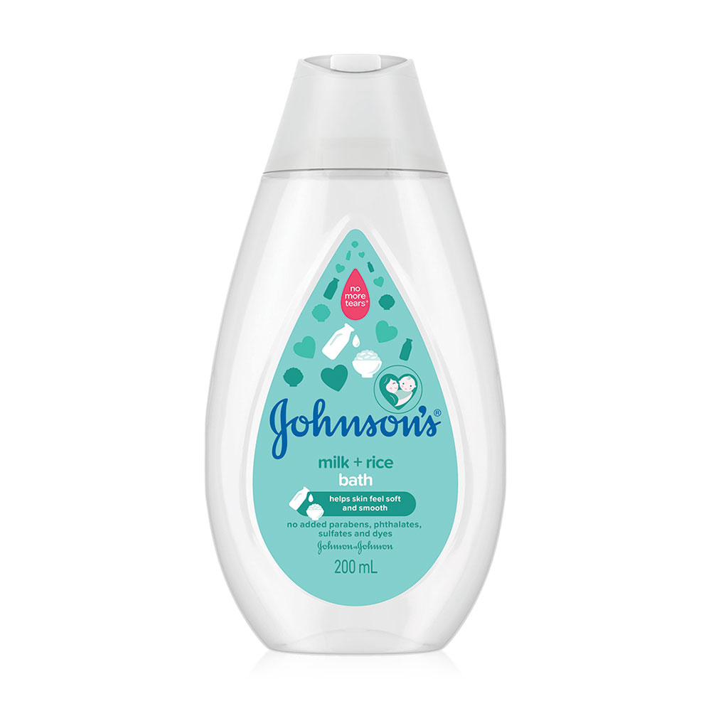 Johnsons Milk + Rice Baby Bath 200ml