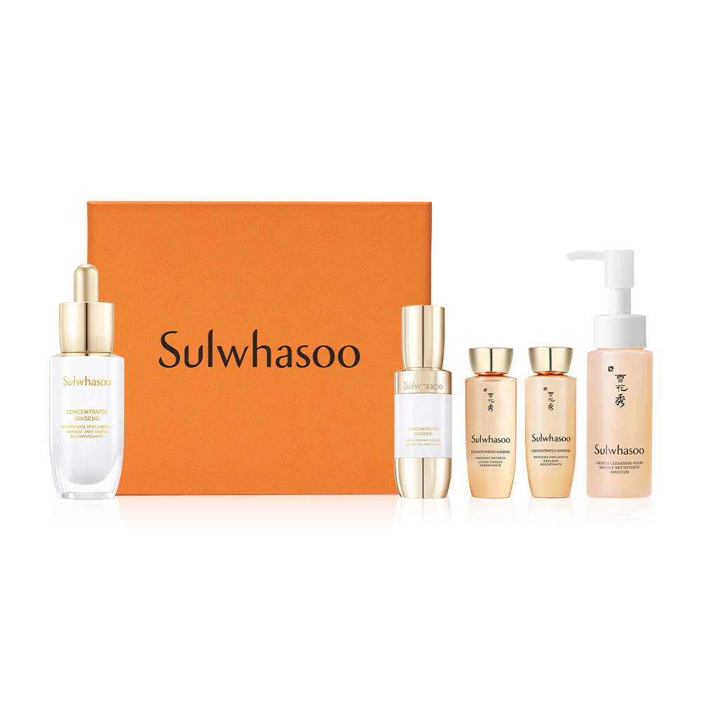 Sulwhasoo Concentrated Ginseng Brightening Ampoule Set ( สินค้าหมดอายุ : 2025.11.01 ) 