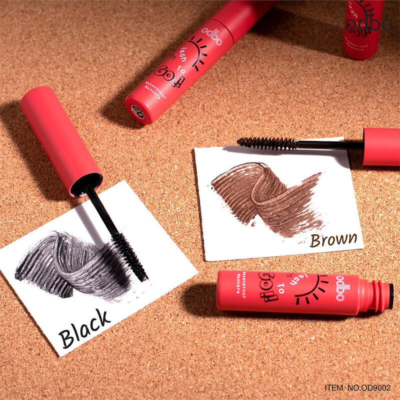 ODBO Lash To Go Waterproof Mascara 4g #01 Black ( สินค้าหมดอายุ : 2025.12.01 ) 