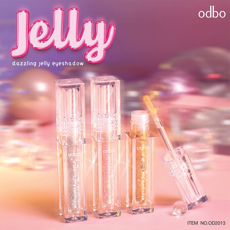 ODBO Dazzling Jelly Eyeshadow 3g #01 Pink Star