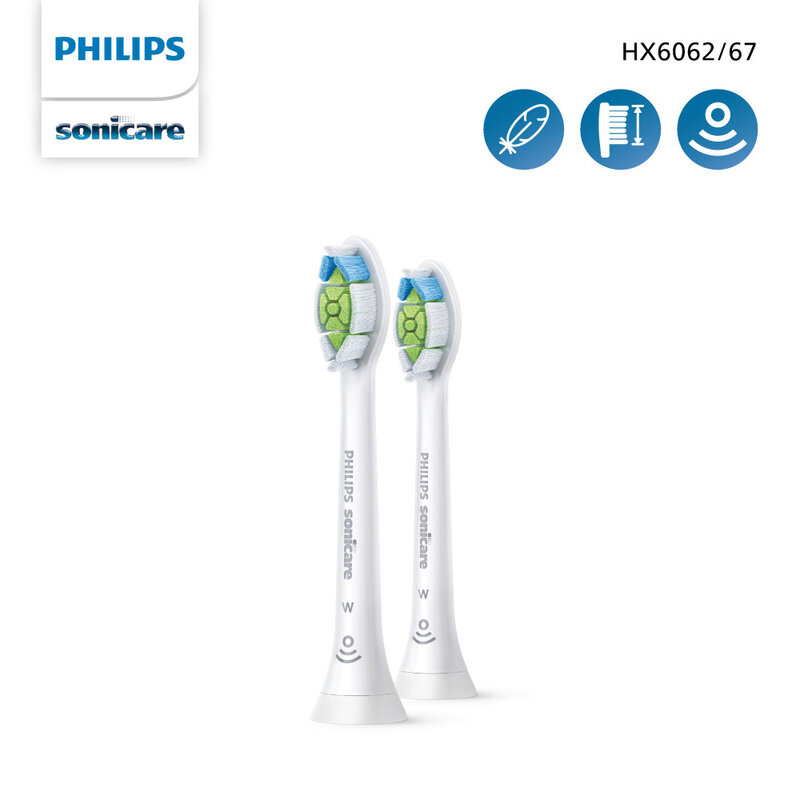 Philips Sonicare W2 Optimal White Toothbrush Heads [2pcs] #HX6062/67