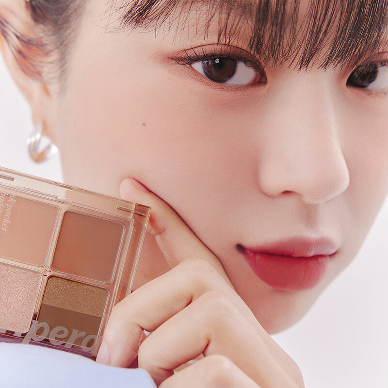 Peripera Ink Pocket Shadow Palette #3 Rolling In The Autumn ( สินค้าหมดอายุ : 2025.11.23 ) 