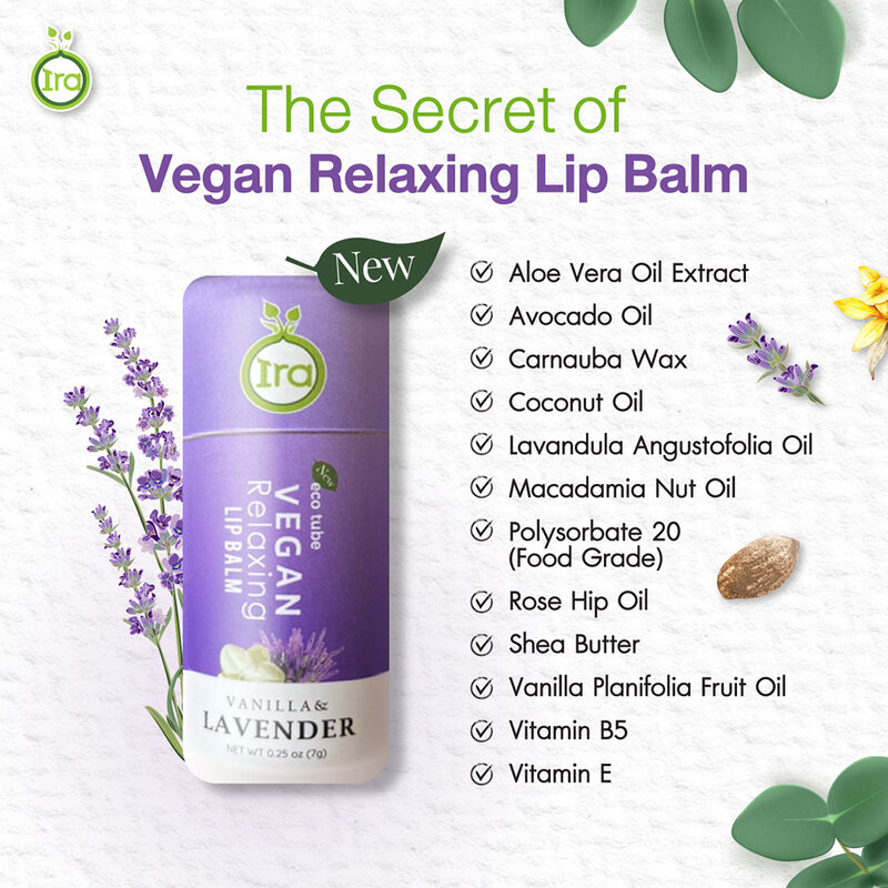 IRA eco tube Vegan Relaxing Lip Balm 7g