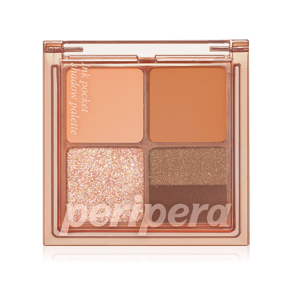Peripera Ink Pocket Shadow Palette #3 Rolling In The Autumn ( สินค้าหมดอายุ : 2025.11.23 ) 