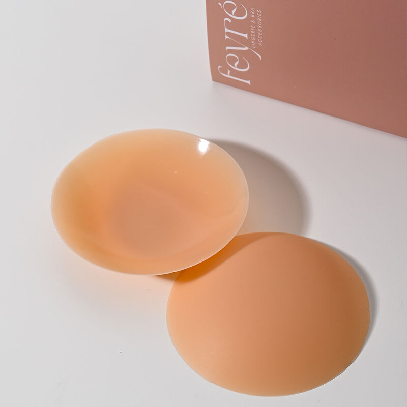 Feyre Opaque Non-Adhesive Nipple Covers 8cm #Almond