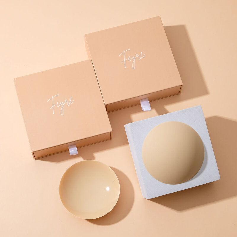 Feyre Matte Finish Non-Adhesive Nipple Covers 8cm #Suede