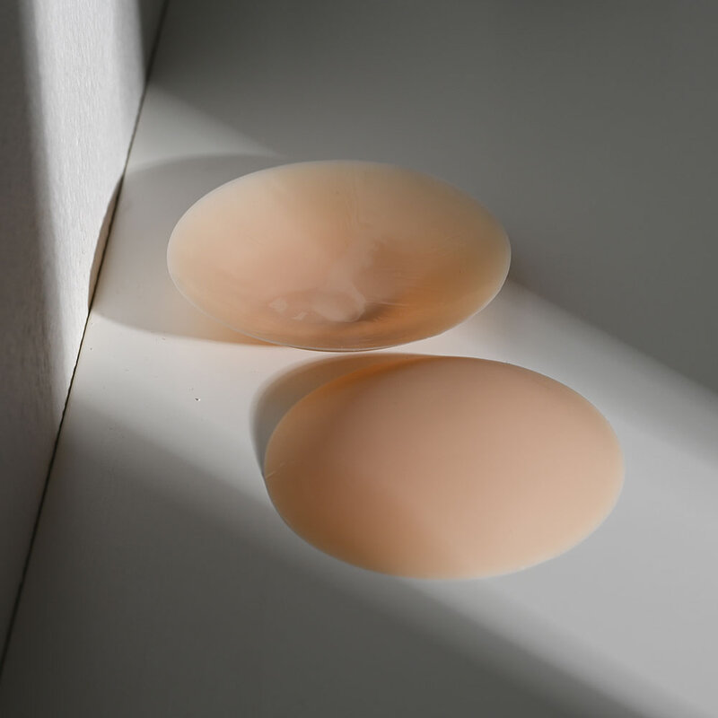 Feyre Silica Gel Adhesive Nipple Covers 8cm #Ivory