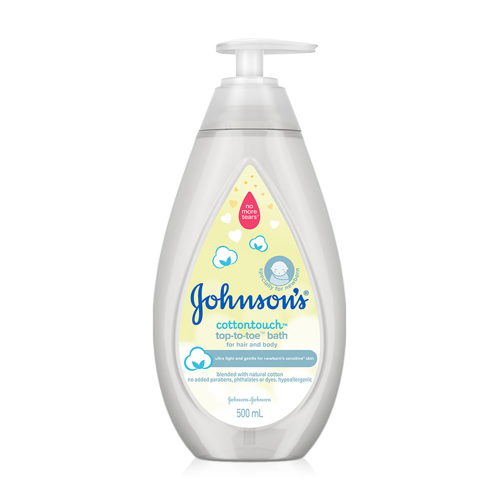 Johnsons Baby Cotton Touch Top To Toe Bath 500ml