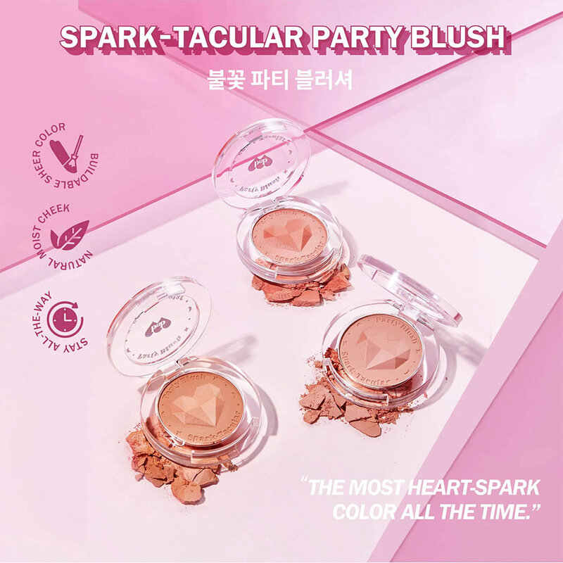 barenbliss Spark-Tacular Party Blush 3.5g #02 Vintage Rose