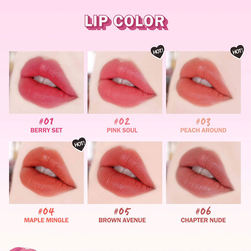 barenbliss Berry Makes Comfort Lip Matte 3g #06 Chapter Nude ( สินค้าหมดอายุ : 2025.12.23 ) 