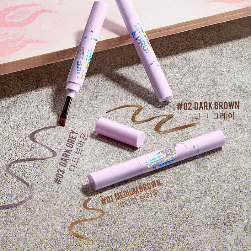 barenbliss Like A Pro! Shockproof DuraBrow Pomade 2g #03 Dark Grey ( สินค้าหมดอายุ : 2025.12.05 ) 