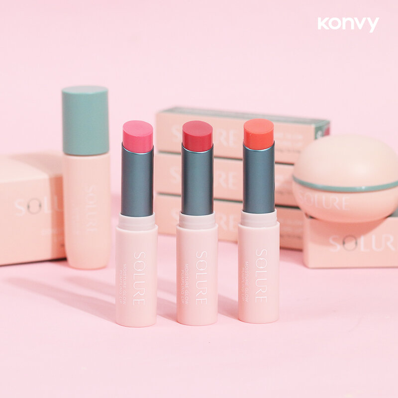SOLURE Moisture Glow Pumping Lip 3.4g #Candy Pink