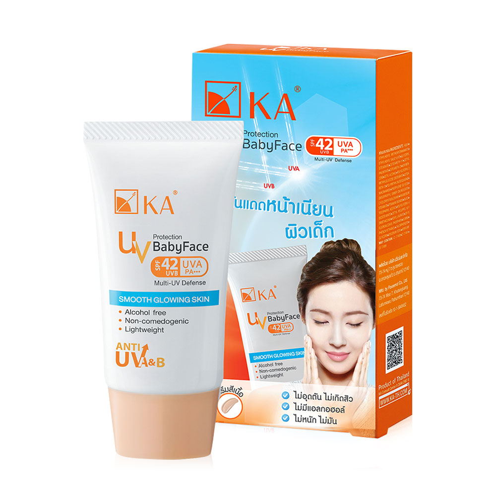 [Free Gift] KA UV Protection Babyface SPF42/PA+++ 15g