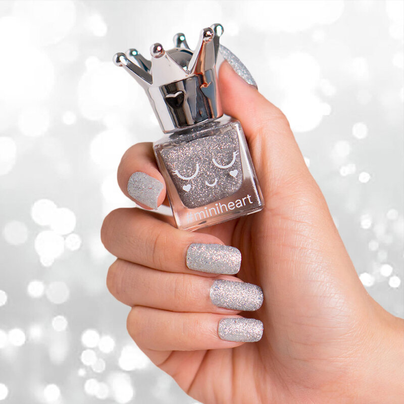 Miniheart Special Nail Colours 11ml #SP08-Silver Bling ( สินค้าหมดอายุ : 2026.02.01 ) 