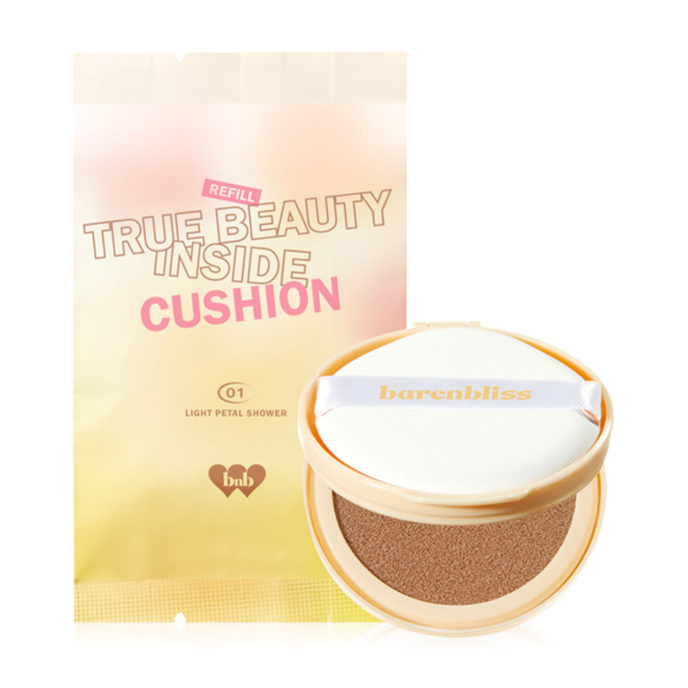 barenbliss True Beauty Inside Cushion(Refill) 12g #01 Light Petal Shower ( สินค้าหมดอายุ : 2025.12.09 ) 