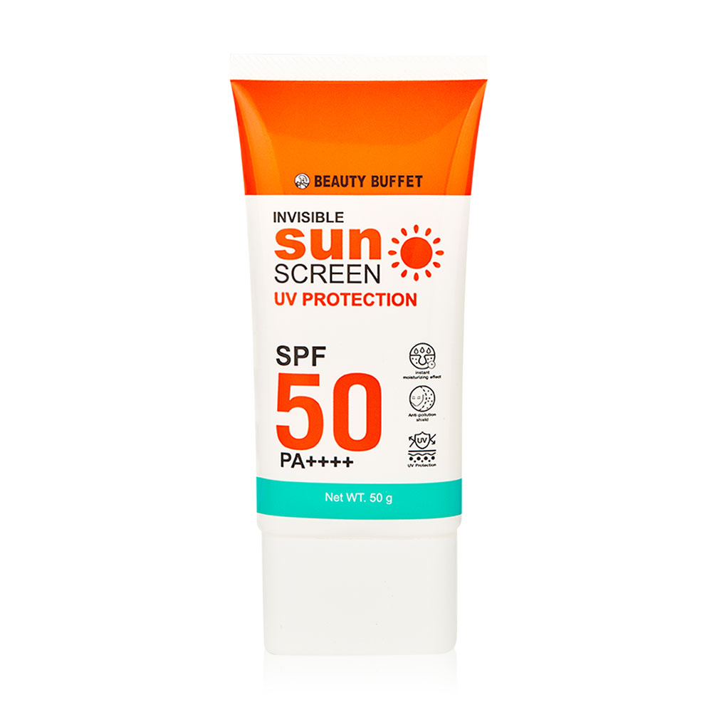 Beauty Buffet Invisible Sunscreen UV Protection SPF 50 Pa++++ 50g