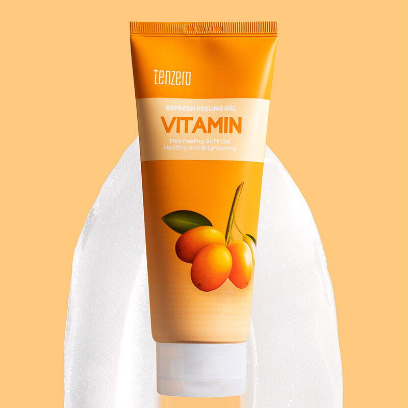TENZERO Refresh Peeling Gel 180ml #Vitamin ( สินค้าหมดอายุ : 2025.10.17 ) 