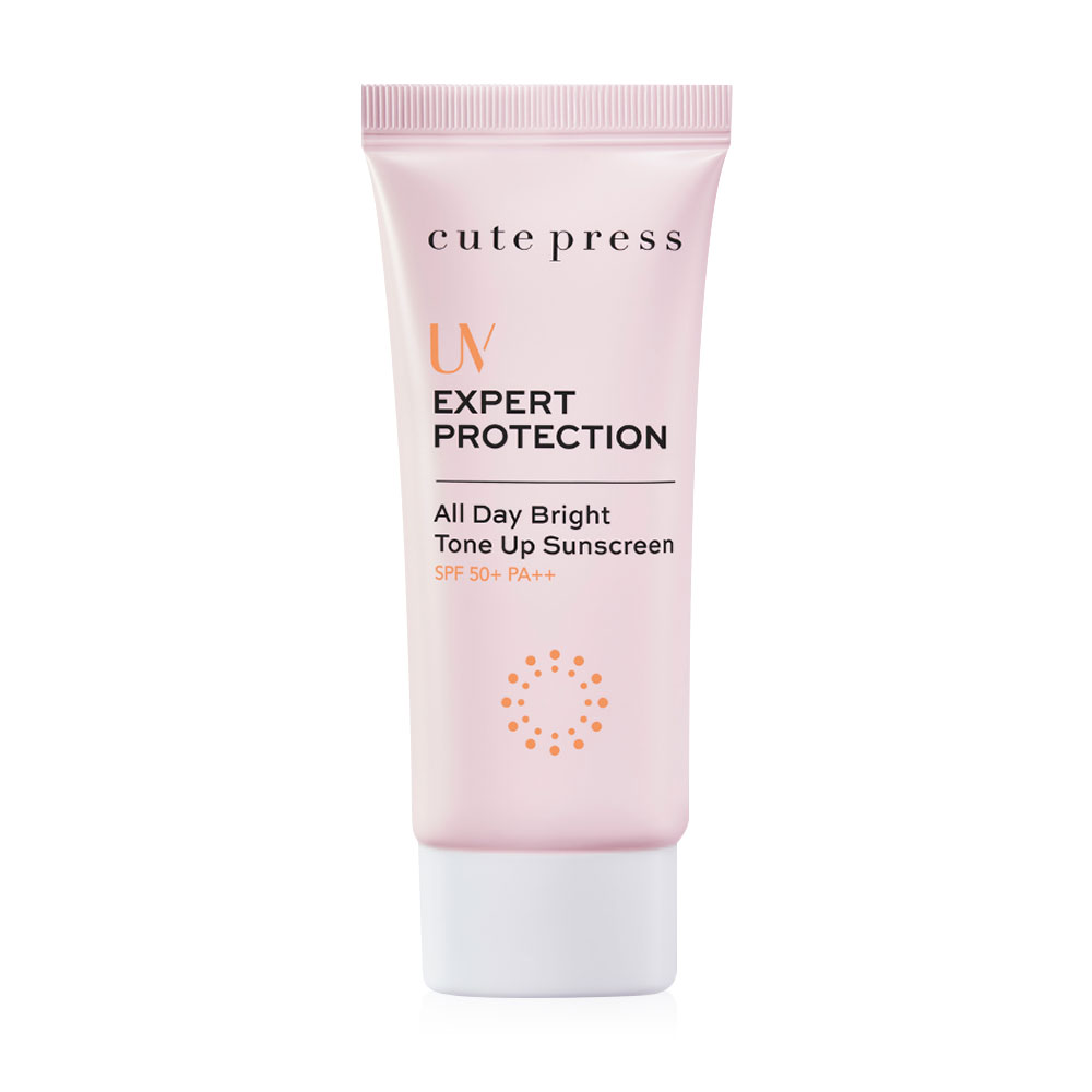 Cute Press Uv Expert Protection All Day Bright Tone Up Sunscreen SPF50+Pa++ 30g