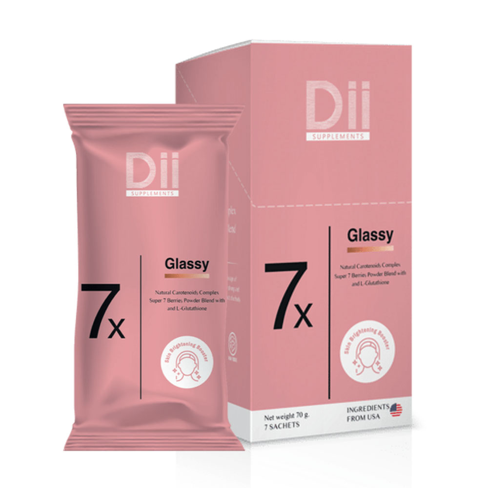 Dii Supplements No.7x Glassy 70g [7 Sachets] ( สินค้าหมดอายุ : 2025.11.01 ) 