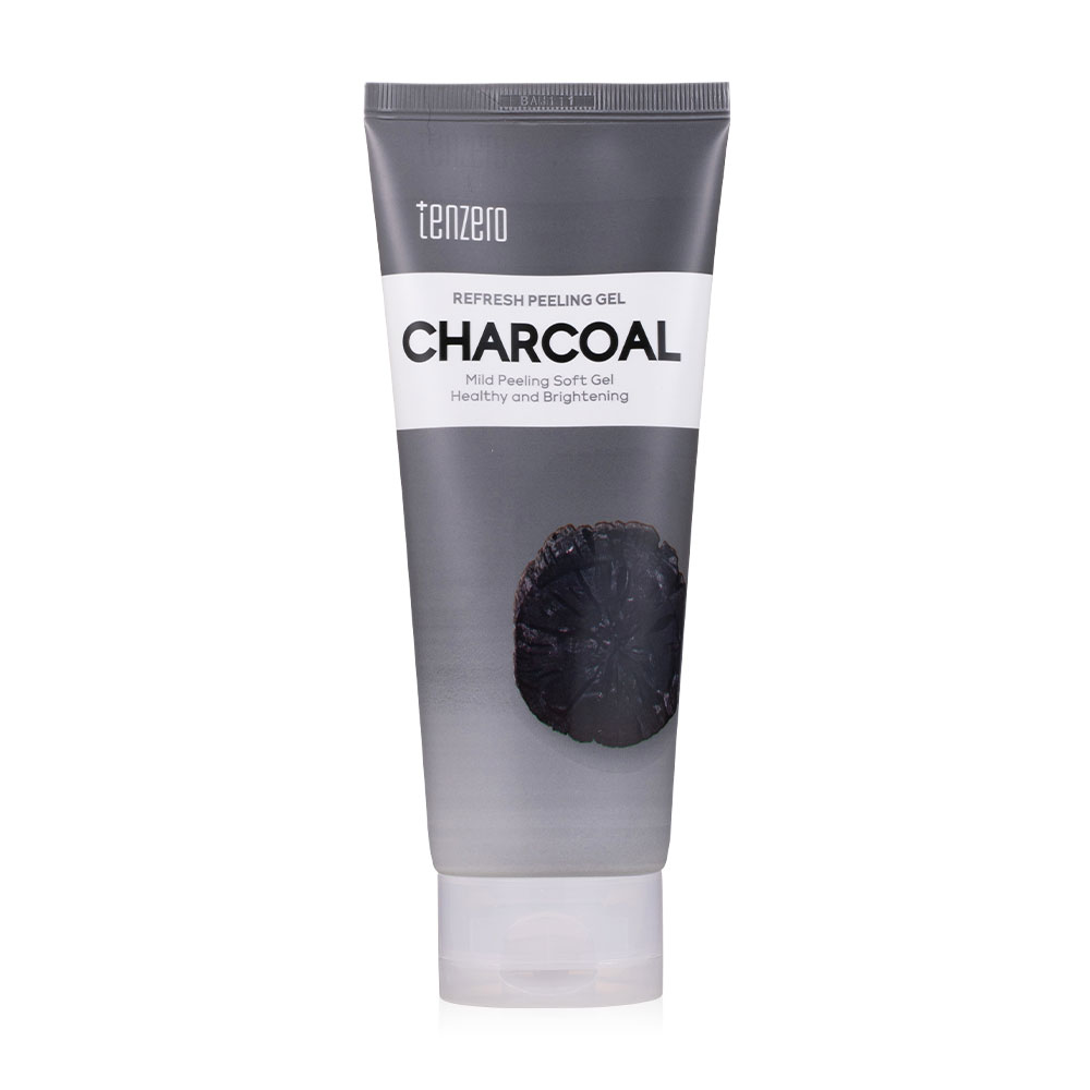 TENZERO Refresh Peeling Gel 180ml #Charcoal ( สินค้าหมดอายุ : 2025.11.28 ) 