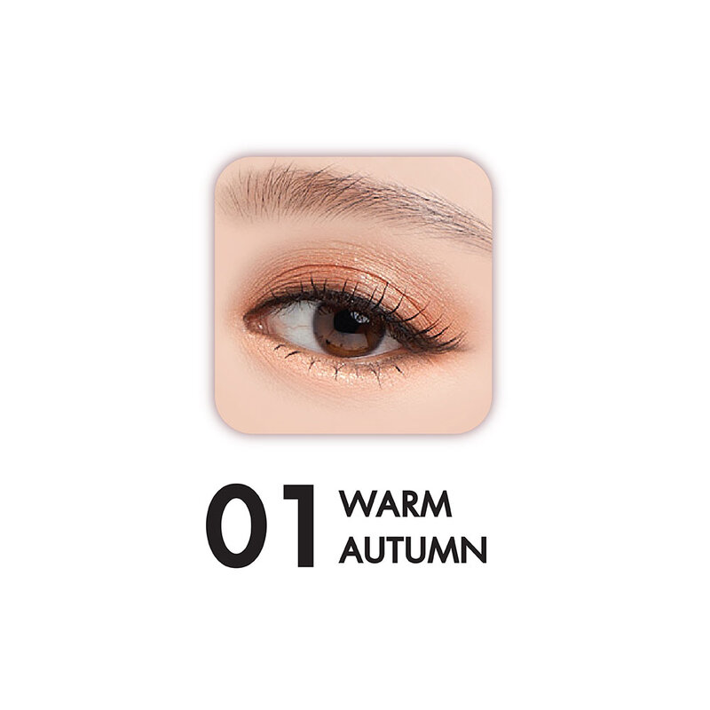 beWiLD Season Shadow 4.8g #01 Warm Autumn ( สินค้าหมดอายุ : 2026.03.02 ) 
