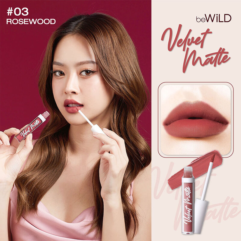 beWiLD Velvet Matte 2.3g #03 Rose Wood