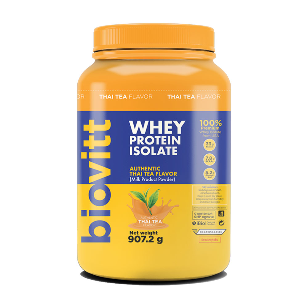 Biovitt Whey Protein Isolate Thai Tea Flavor 907.2g