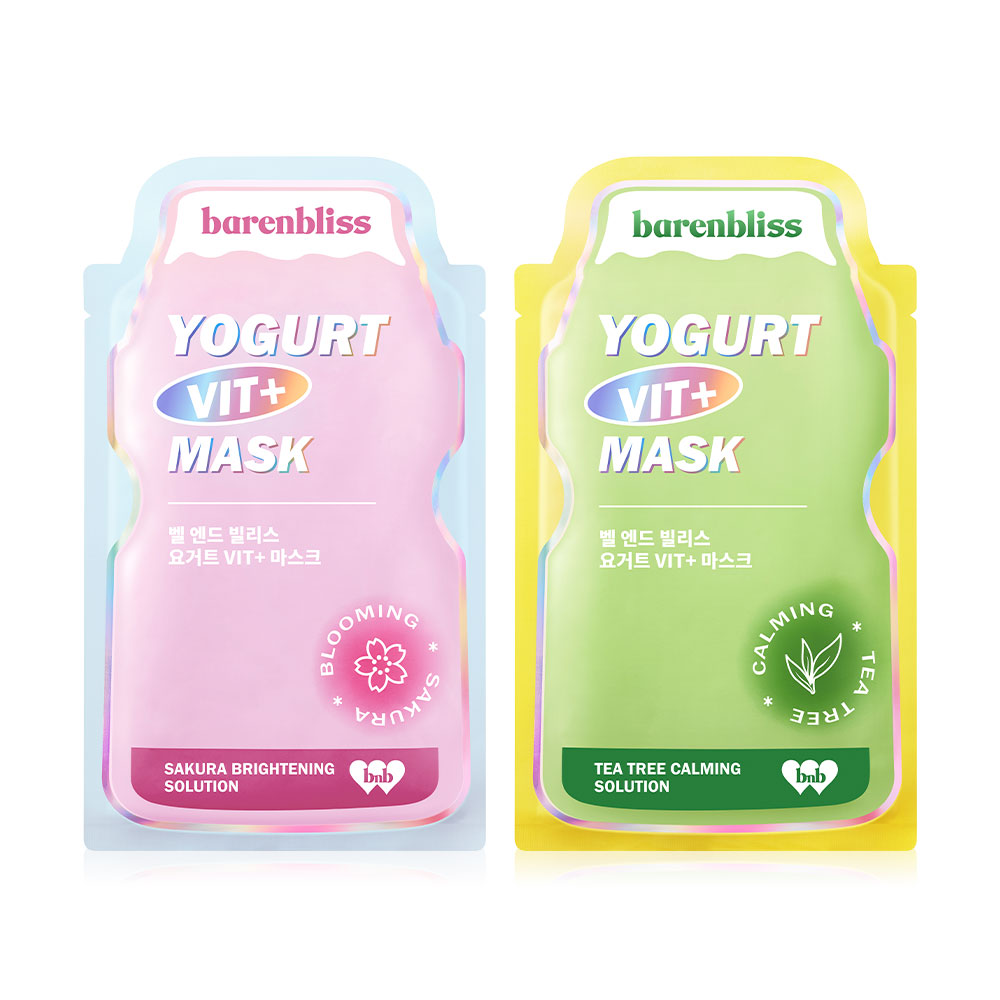 [Free Gift] barenbliss Yogurt Vit+ Mask [Random 1pc] ( สินค้าหมดอายุ : 2025.09.21 ) 